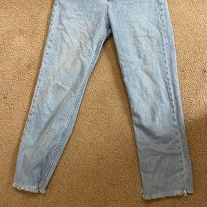 TopShop straight crop Jeans